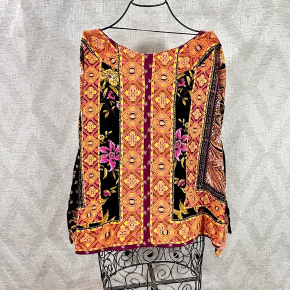 NWT Free People Catch me if you can floral boho v neck blouse size M - Picture 8 of 12